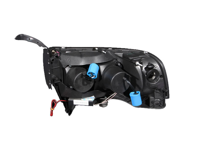 Anzo USA 111065 Projector Headlight Set w/Halo; Clear Lens; Black Housing; Pair; CCFL; - Truck Part Superstore