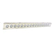 Rugged Ridge 11107.01 Front Bumper Treatment; w/Holes; Stainless Steel; - Truck Part Superstore