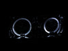 Anzo USA 111092 Crystal Headlight Set w/Halo; Clear Lens; Chrome Housing; Pair; - Truck Part Superstore