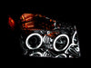 Anzo USA 111094 Projector Headlight Set w/Halo; Clear Lens; Chrome Housing; Pair; - Truck Part Superstore