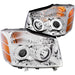 Anzo USA 111094 Projector Headlight Set w/Halo; Clear Lens; Chrome Housing; Pair; - Truck Part Superstore