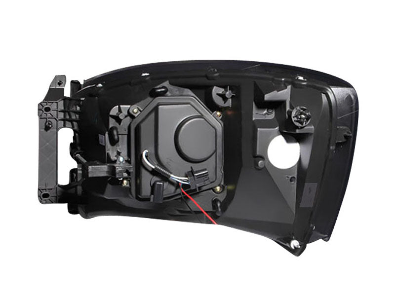 Anzo USA 111103 Projector Headlight Set w/Halo; Clear Lens; Chrome Housing; Pair; CCFL; - Truck Part Superstore