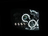 Anzo USA 111103 Projector Headlight Set w/Halo; Clear Lens; Chrome Housing; Pair; CCFL; - Truck Part Superstore