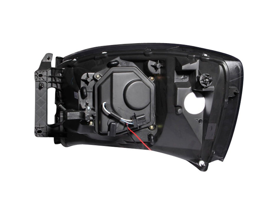 Anzo USA 111104 Projector Headlight Set w/Halo; Clear Lens; Black Housing; Pair; CCFL; - Truck Part Superstore