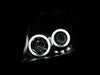Anzo USA 111111 Projector Headlight Set w/Halo; Clear Lens; Black Housing; Pair; CCFL; - Truck Part Superstore