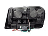 Anzo USA 111127 Projector Headlight Set w/Halo; Clear Lens; Black Housing; Pair; CCFL; - Truck Part Superstore