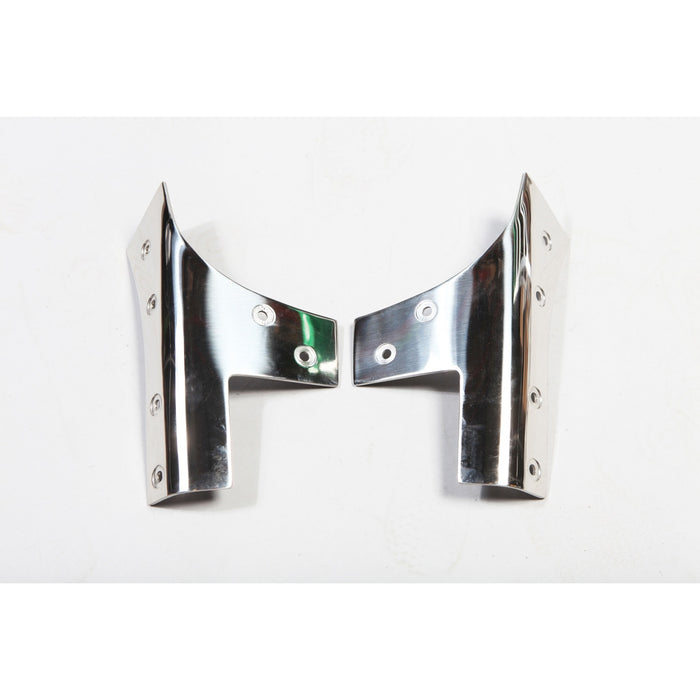 Rugged Ridge 11112.03 Windshield Hinge; Pair; Stainless Steel; - Truck Part Superstore