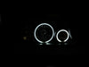 Anzo USA 111152 Crystal Headlight Set w/Halo; Clear Lens; Black Housing; Pair; CCFL; 1 pc.; - Truck Part Superstore