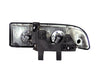 Anzo USA 111156 Crystal Headlight Set; Clear Lens; Black Housing; Pair; - Truck Part Superstore