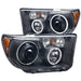 Anzo USA 111174 Projector Headlight Set w/Halo; Clear Lens; Black Housing; Pair; CCFL; - Truck Part Superstore