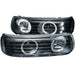 Anzo USA 111189 Projector Headlight Set w/Halo; Clear Lens; Black Housing; Pair; - Truck Part Superstore