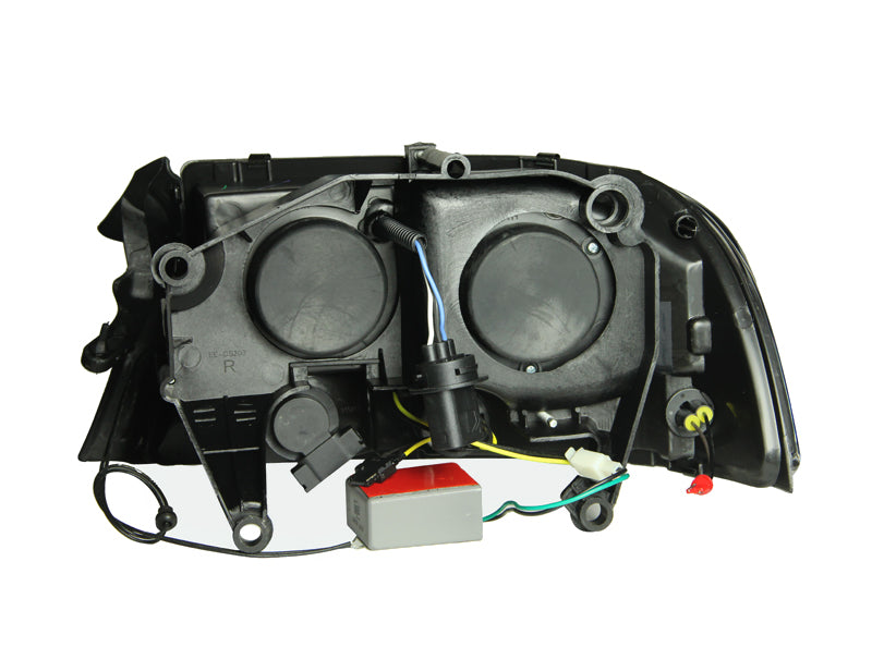 Anzo USA 111193 Projector Headlight Set w/Halo; Clear Lens; Chrome Housing; 1 pc.; - Truck Part Superstore
