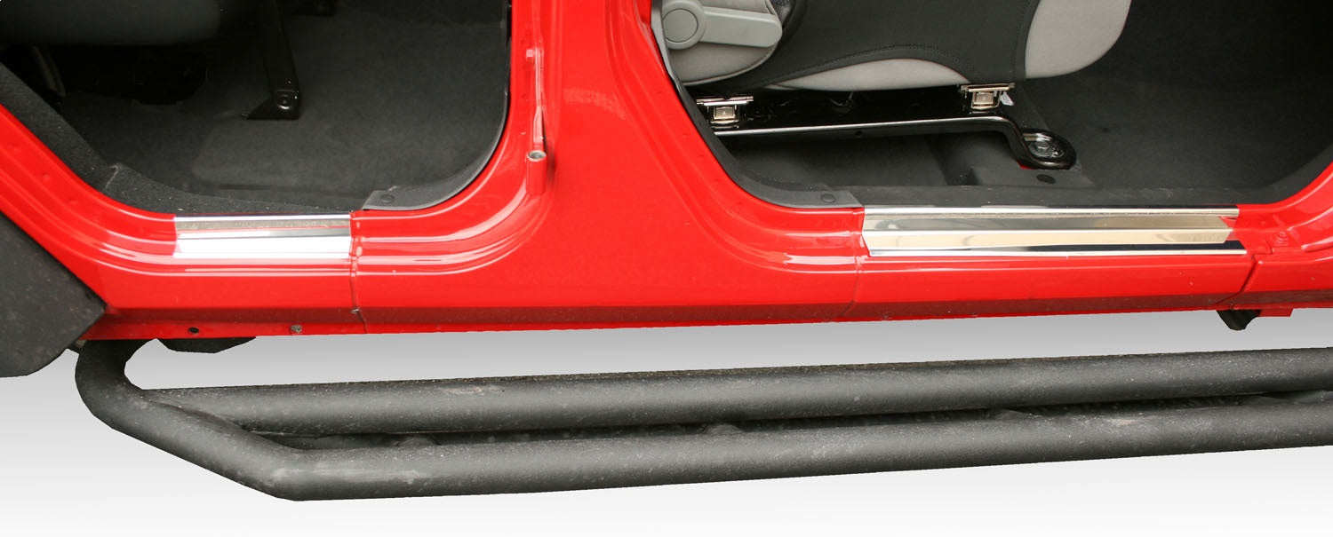 Rugged Ridge 11119.05 Entry Guard; Front; Stainless Steel; - Truck Part Superstore