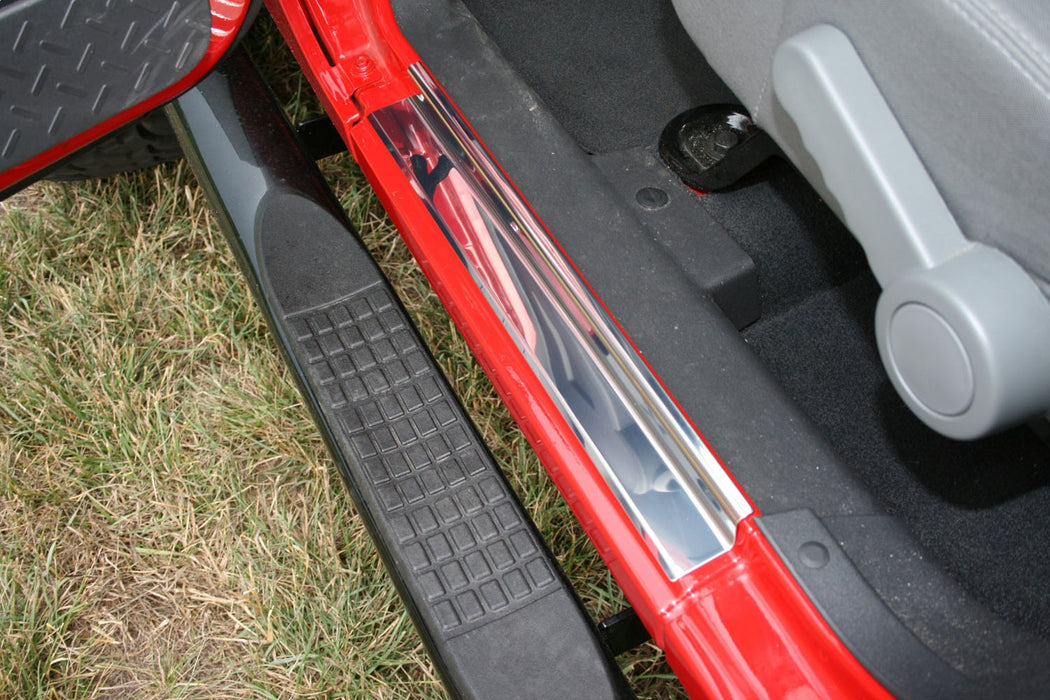 Rugged Ridge 11119.05 Entry Guard; Front; Stainless Steel; - Truck Part Superstore