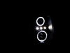 Anzo USA 111200 Projector Headlight Set w/Halo; Clear Lens; Black Housing; Pair; - Truck Part Superstore