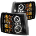 Anzo USA 111200 Projector Headlight Set w/Halo; Clear Lens; Black Housing; Pair; - Truck Part Superstore