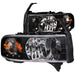 Anzo USA 111205 Crystal Headlight Set; Clear Lens; Black Housing; Pair; w/1 pc. LED; - Truck Part Superstore