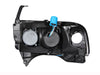 Anzo USA 111206 Crystal Headlight Set; Clear Lens; Chrome Housing; Pair; w/1 pc. LED; - Truck Part Superstore
