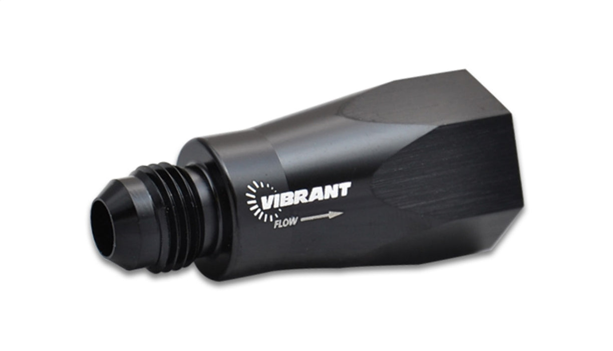 Vibrant Performance 11120 Check Valve; Ball Style Inline One Way; Male AN: -12; Female ORB: -12; - Truck Part Superstore