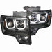 Anzo USA 111263 Projector Headlight Set; Clear Lens; Black Housing; Pair; w/U-Bar; - Truck Part Superstore