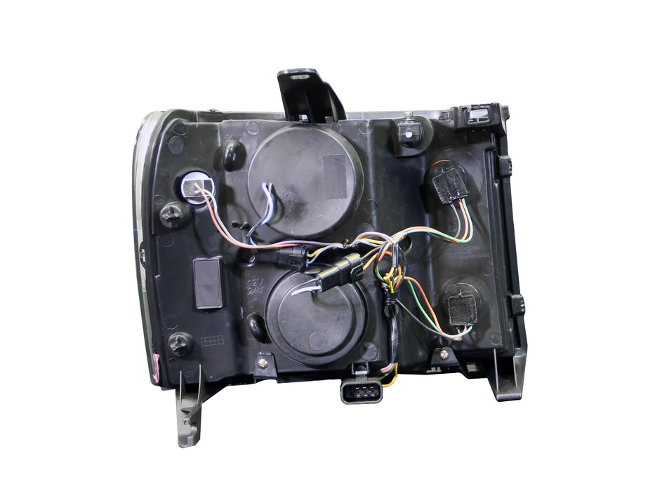 ANZO USA 111283 Projector Headlight Set; Clear Lens; Chrome Housing; Pair; w/U-Bar; - Truck Part Superstore