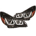 Anzo USA 111285 Projector Headlight Set; Clear Lens; Black Housing; Pair; w/U-Bar; - Truck Part Superstore