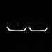 Anzo USA 111300 Crystal Headlight Set; Clear Lens; Chrome Housing; Pair; w/Low Brow; - Truck Part Superstore