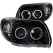 Anzo USA 111320 Projector Headlight Set; Clear Lens; Black Housing; Pair; w/U-Bar; - Truck Part Superstore
