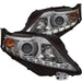 Anzo USA 111323 Projector Headlight Set; Clear Lens; Chrome Housing; Pair; w/U-Bar; - Truck Part Superstore