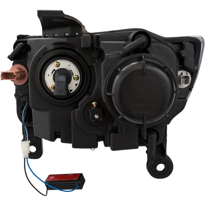 Anzo USA 111328 Projector Headlight Set; Clear Lens; Chrome Housing; Pair; w/Plank Style Design; - Truck Part Superstore