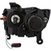 Anzo USA 111328 Projector Headlight Set; Clear Lens; Chrome Housing; Pair; w/Plank Style Design; - Truck Part Superstore