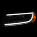 Anzo USA 111328 Projector Headlight Set; Clear Lens; Chrome Housing; Pair; w/Plank Style Design; - Truck Part Superstore