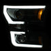Anzo USA 111347 Projector Headlight Set; Amber Lens; Black Housing; Pair; w/Plank Style Back; - Truck Part Superstore