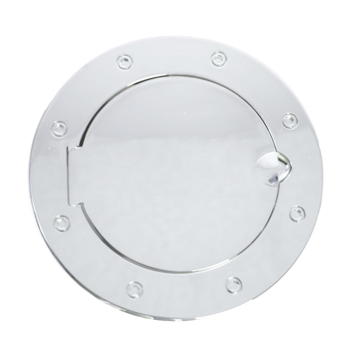Rugged Ridge 11134.02 Gas Hatch Cover; Polished Stainless Steel; - Truck Part Superstore