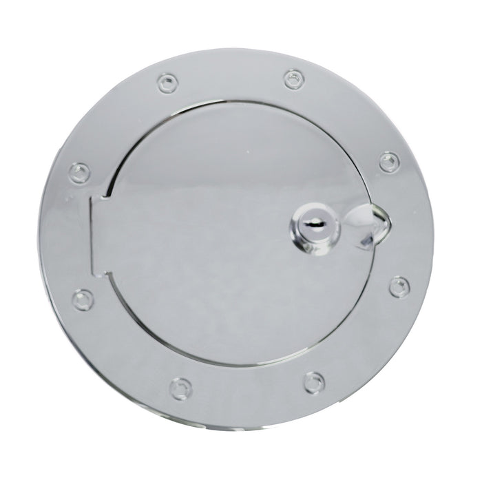 Rugged Ridge 11134.03 Gas Hatch Cover; Polished Stainless Steel; Locking; - Truck Part Superstore