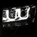 Anzo USA 111352 Projector Headlight Set; Clear Lens; Chrome Housing; Amber; Pair; w/U-Bar; - Truck Part Superstore