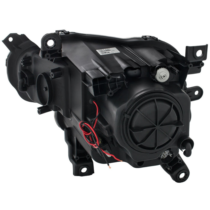 Anzo USA 111353 Projector Headlight Set; Clear w/White And Red Lens; Black Housing; Pair; - Truck Part Superstore