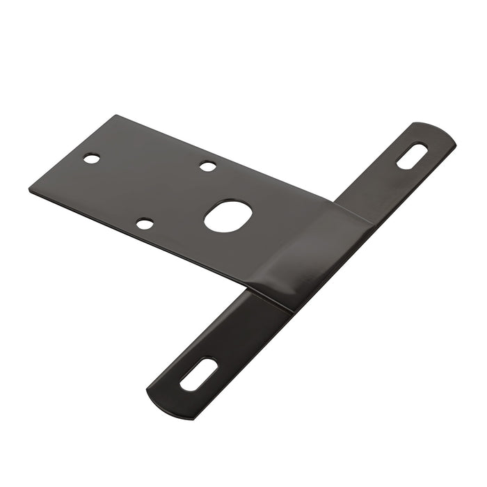 Omix 11136.03 License Plate Bracket; Black; - Truck Part Superstore