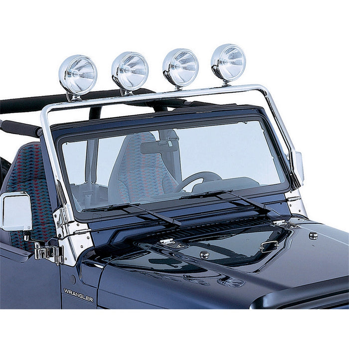 Rugged Ridge 11138.01 Full Frame Light Bar; Stainless Steel; - Truck Part Superstore