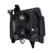 Anzo USA 111393 Crystal Headlight Set; Clear Lens; Black Housing; White/Amber; - Truck Part Superstore