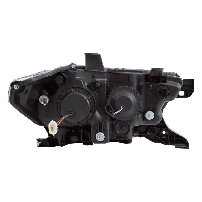 Anzo USA 111396 Projector Headlight Set; w/Plank Style Switchback; Black w/Amber; - Truck Part Superstore