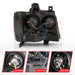 Anzo USA 111403 Projector Headlight Set; w/Plank Style Switchback; Chrome w/Amber; Pair; - Truck Part Superstore