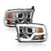 Anzo USA 111405 Projector Headlight Set; w/Plank Style Design; Chrome; - Truck Part Superstore