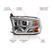 Anzo USA 111405 Projector Headlight Set; w/Plank Style Design; Chrome; - Truck Part Superstore