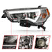 Anzo USA 111417 Projector Headlight Set; w/Plank Style Switchback; Chrome w/Amber; Pair; - Truck Part Superstore
