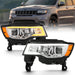 Anzo USA 111419 Projector Headlight Set; w/Plank Style Switchback; Chrome w/Amber; Pair; - Truck Part Superstore