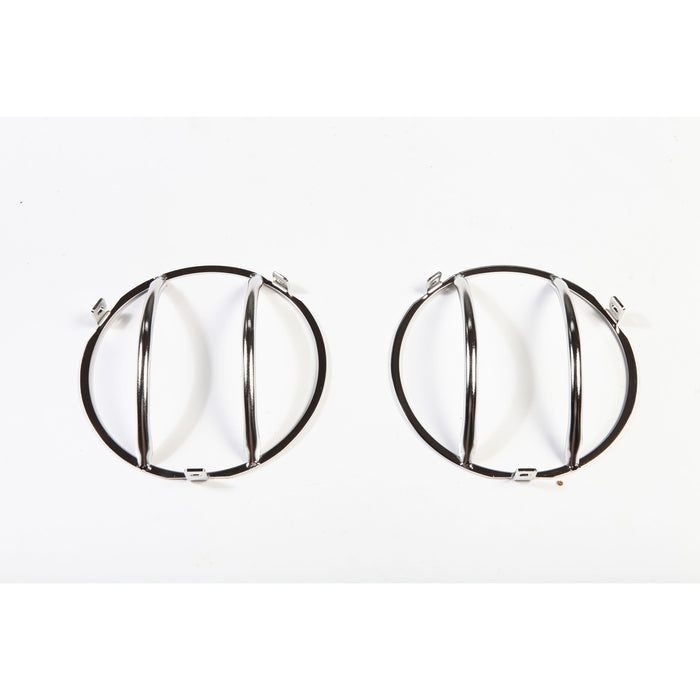Rugged Ridge 11142.01 Euro Guard Kit Headlight Guard; Stainless Steel; - Truck Part Superstore