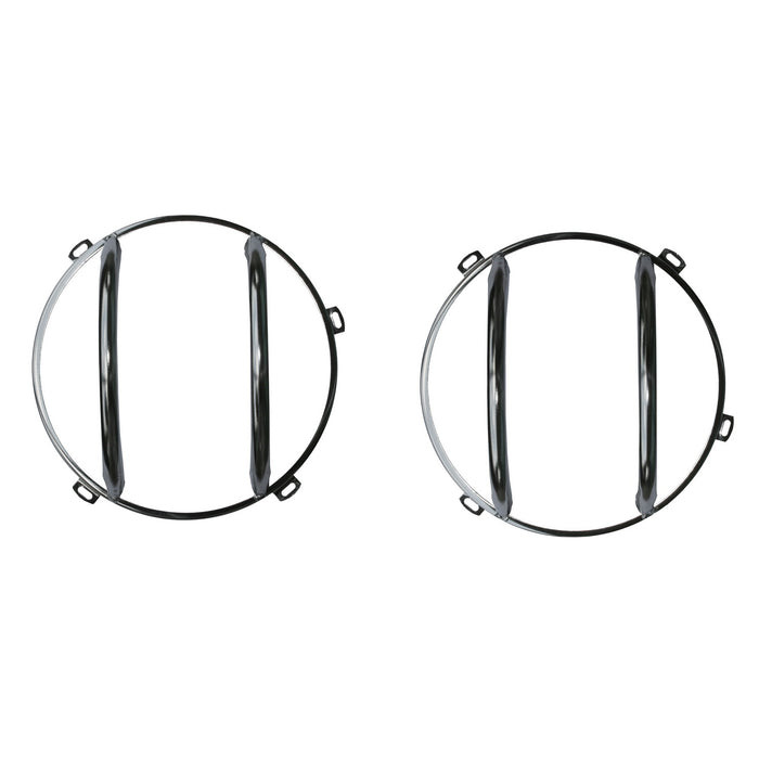 Rugged Ridge 11142.04 Euro Guard Kit Headlight Guard; Stainless Steel; - Truck Part Superstore