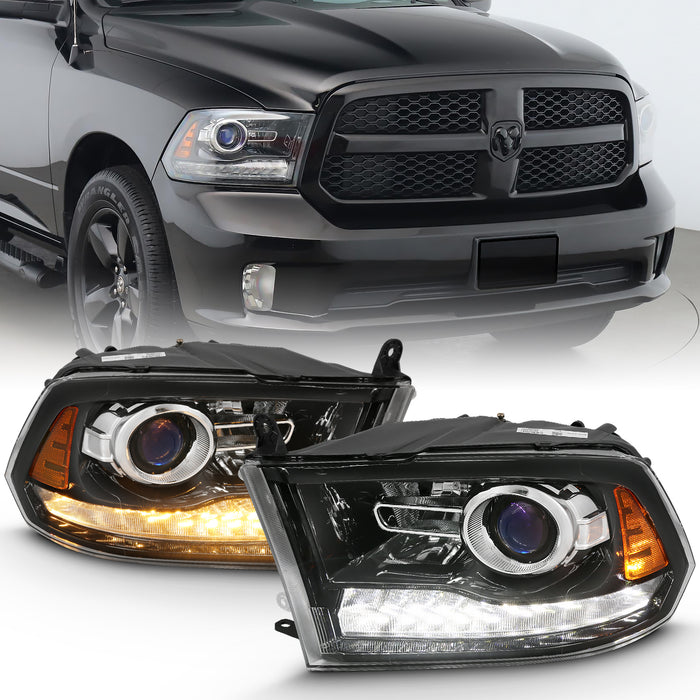 Anzo USA 111439 Projector Headlight Set w/Halo - Truck Part Superstore