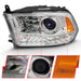 Anzo USA 111440 Projector Headlight Set w/Halo - Truck Part Superstore